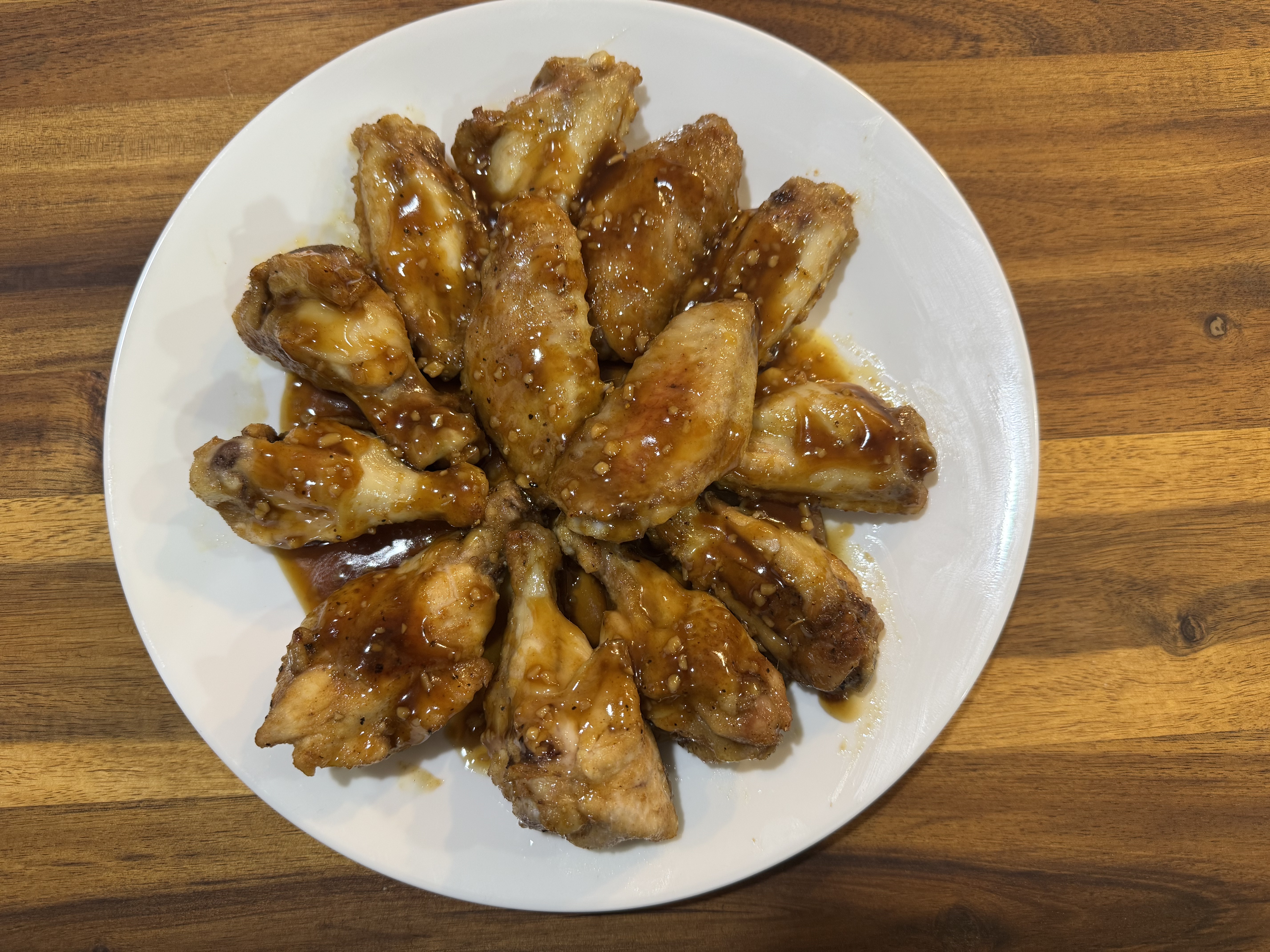 Easy Oven Baked Honey Garlic Chicken Wings